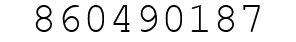 Number 860490187.