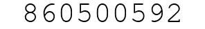 Number 860500592.