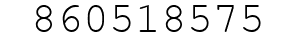 Number 860518575.