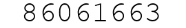 Number 86061663.