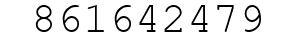 Number 861642479.