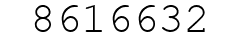 Number 8616632.