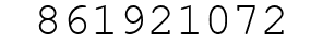 Number 861921072.