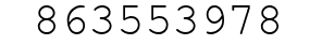 Number 863553978.