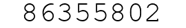 Number 86355802.