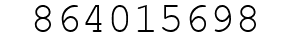 Number 864015698.