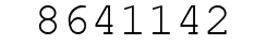 Number 8641142.