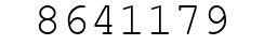 Number 8641179.