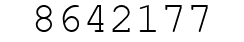 Number 8642177.