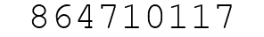Number 864710117.