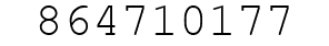 Number 864710177.