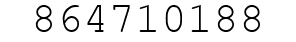 Number 864710188.