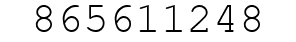 Number 865611248.