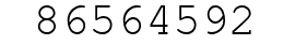 Number 86564592.