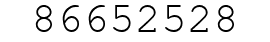 Number 86652528.