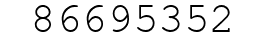 Number 86695352.