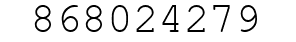 Number 868024279.
