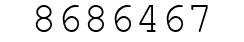 Number 8686467.