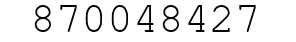 Number 870048427.