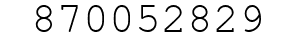 Number 870052829.