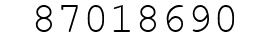 Number 87018690.