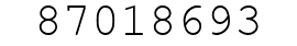 Number 87018693.