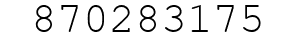 Number 870283175.