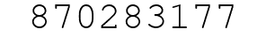 Number 870283177.
