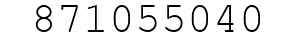 Number 871055040.