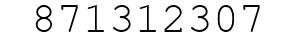 Number 871312307.