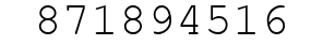 Number 871894516.