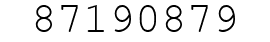 Number 87190879.