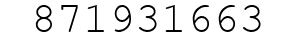 Number 871931663.
