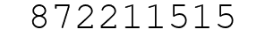 Number 872211515.