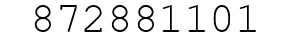 Number 872881101.