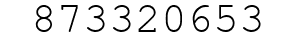 Number 873320653.