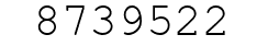 Number 8739522.