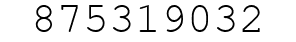 Number 875319032.