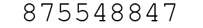 Number 875548847.