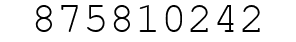 Number 875810242.