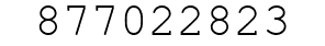 Number 877022823.