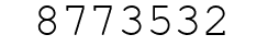 Number 8773532.