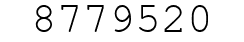 Number 8779520.