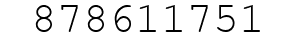 Number 878611751.