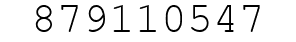 Number 879110547.