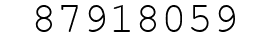 Number 87918059.