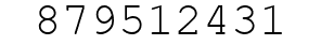 Number 879512431.