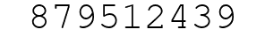 Number 879512439.