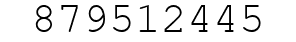 Number 879512445.