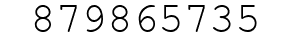 Number 879865735.